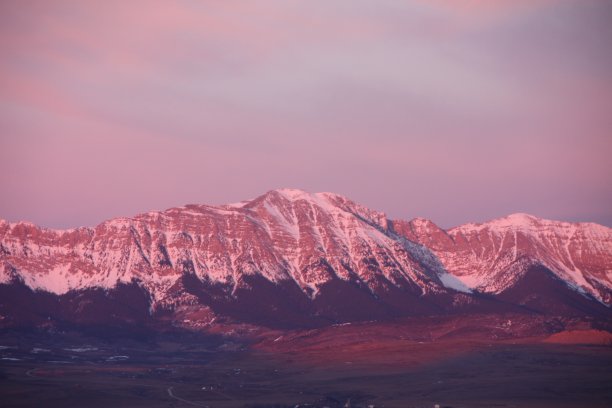 中峰山的晨曦图片下载