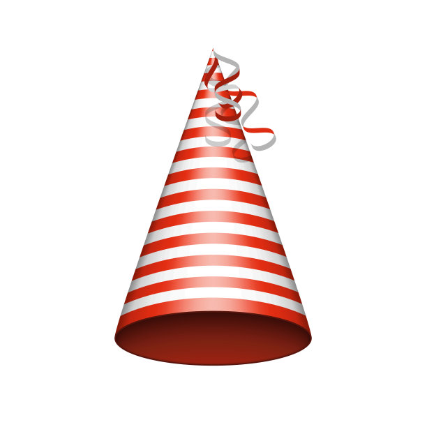 红色的派对帽。图片下载