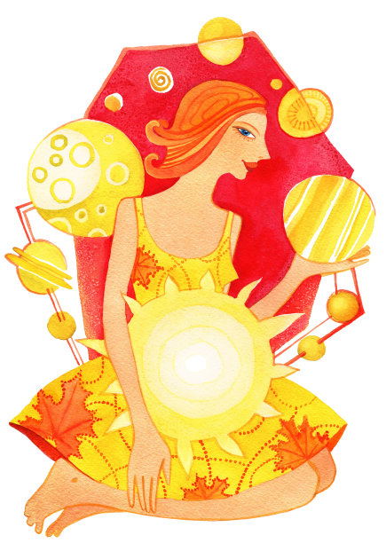 孕妇作为秋天的象征图片下载