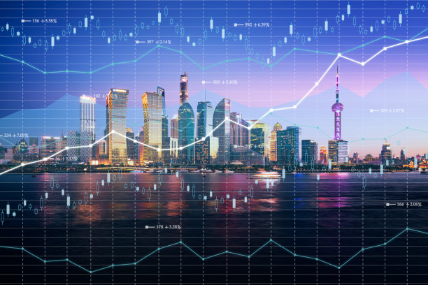 背景:股票市场与金融经济图片下载