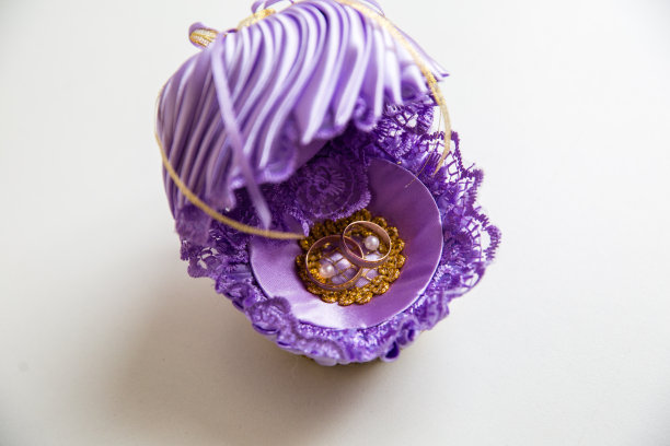 盒子里的结婚戒指图片下载