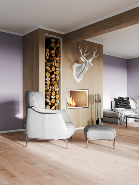 带壁炉的客厅图片下载