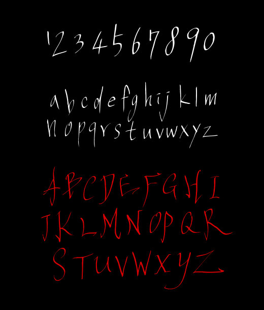 矢量字体图片下载