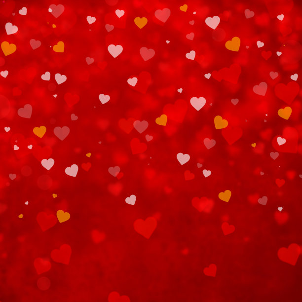 五彩缤纷的情人节背景图片下载