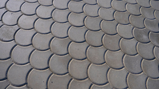 圆形曲线交叉尺度几何瓷砖地坪石材纹理背景图片下载