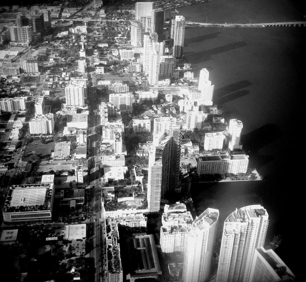 迈阿密城市鸟瞰图图片下载