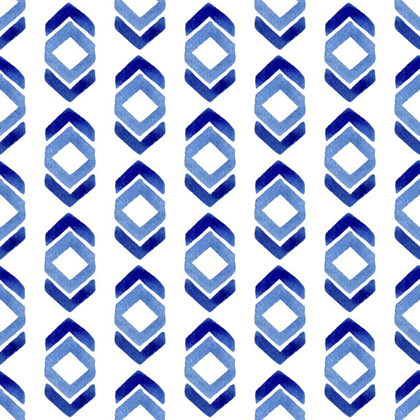 水彩无缝菱形图案。图片下载