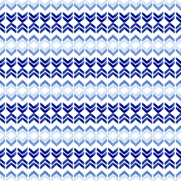 水彩无缝模式与菱形和箭头。图片下载