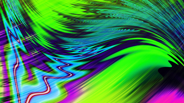 抽象分形艺术背景在插画空间几何。图片下载