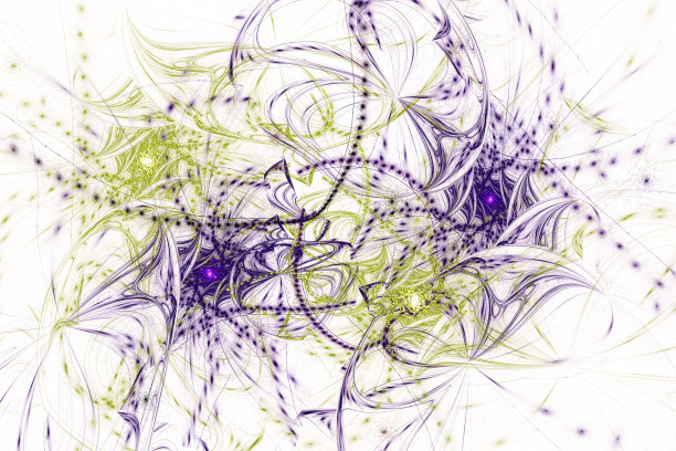 抽象分形艺术背景在插画空间几何。图片下载