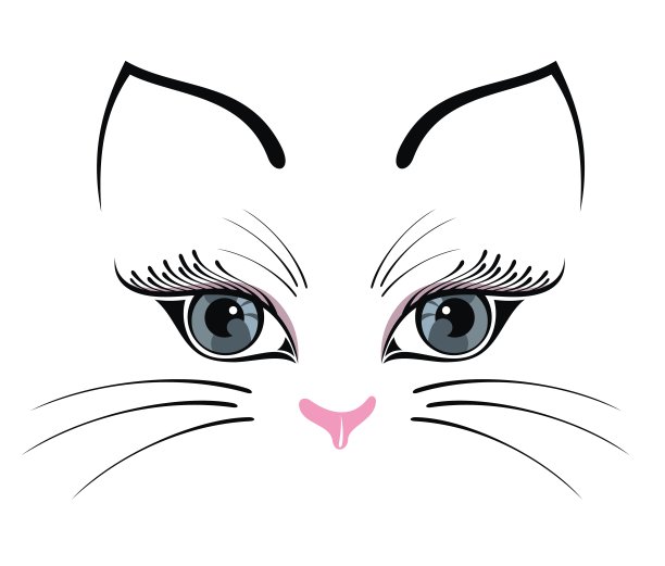 可爱猫矢量设计图片下载