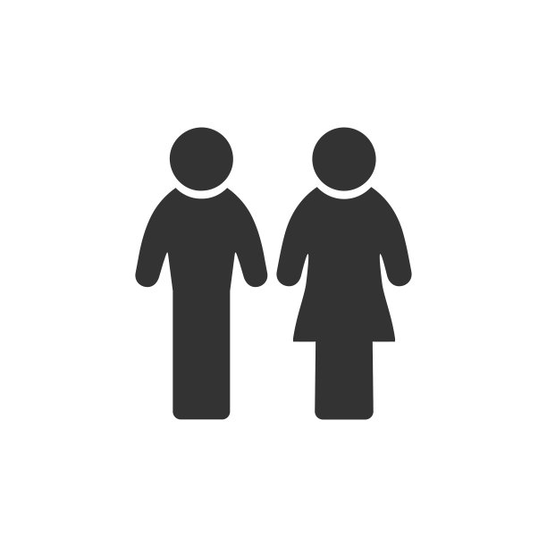男女图标扁平设计图片下载