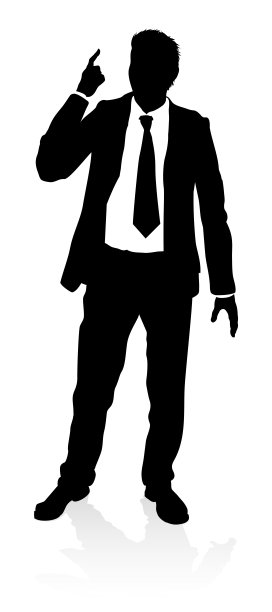 商人轮廓图片下载