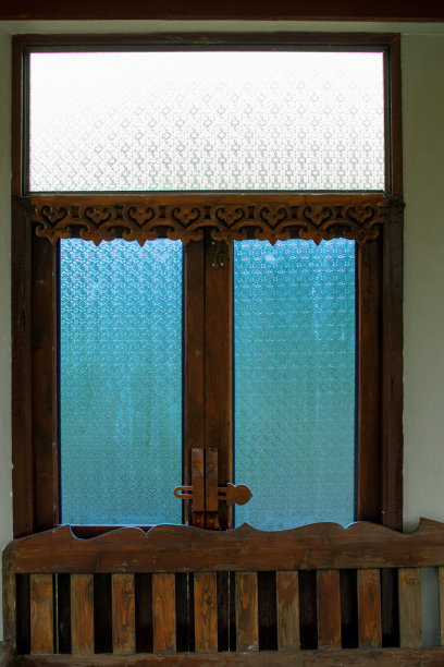 彩色玻璃窗家居装饰图片下载