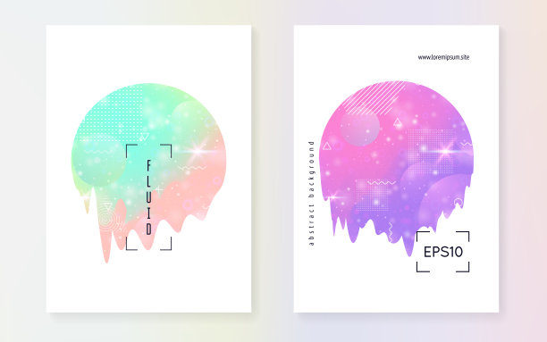 全息背景。公主梯度。卡哇伊的独角兽全息图。图片下载