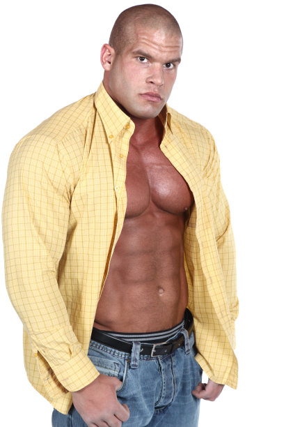 英俊的肌肉男图片下载