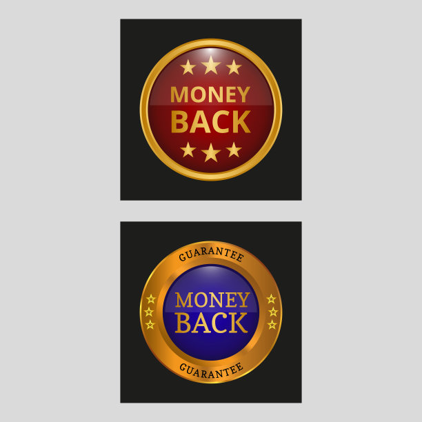 退款保证标签。图片下载