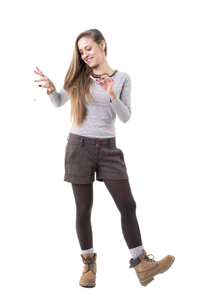 正宗的直发潮女滴烟草残留卷烟图片下载