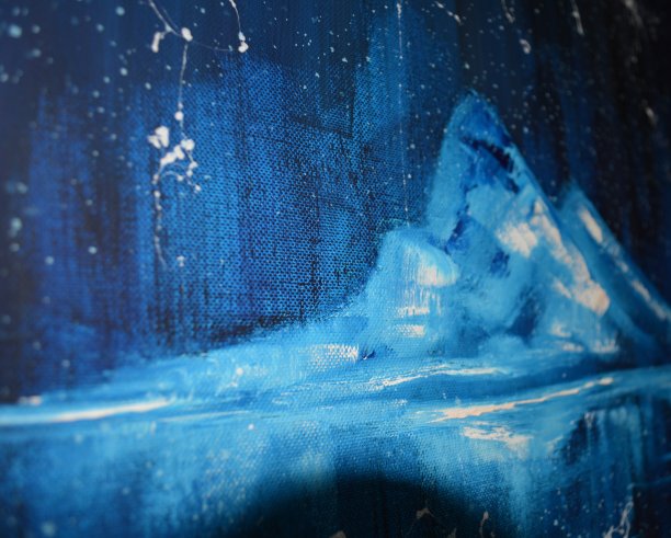 青白山抽象艺术背景图片下载