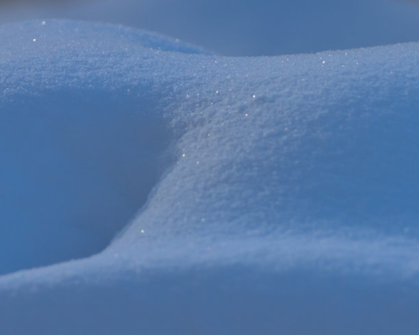 雪景拍摄在黄昏图片下载