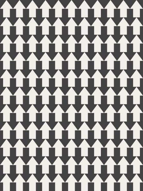 简单的黑白几何箭头符号无缝模式的背景，墙纸，横幅，标签，封面等平面矢量设计。图片下载