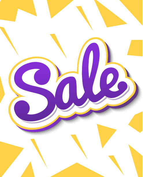 推销广告的彩色横幅。白色背景上的明亮碎片。图片下载