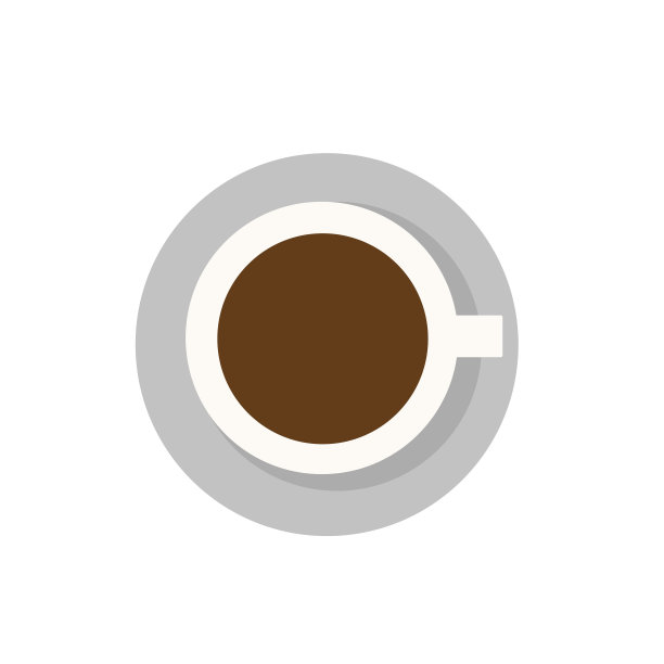 平面插图的咖啡杯矢量图片下载