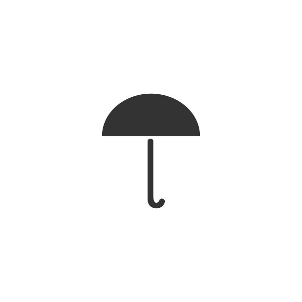 雨伞图标（扁平风格）图片下载