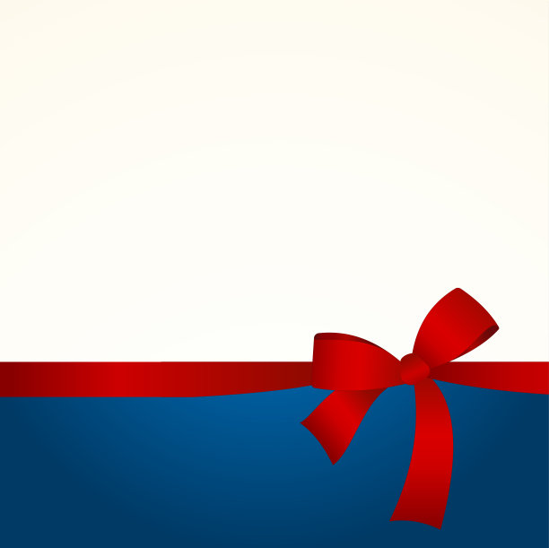 邀请函，问候或礼品卡与红丝带和蝴蝶结。礼券模板与地方文本。图片下载