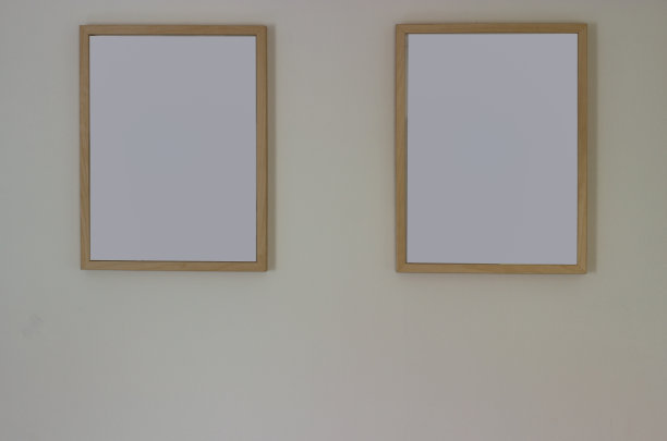 纯白色的画框背景图片下载