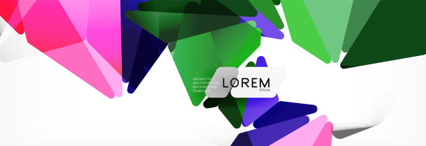 马赛克三角形低聚风格抽象几何背景。多边形向量。抽象白亮工艺设计。图片下载