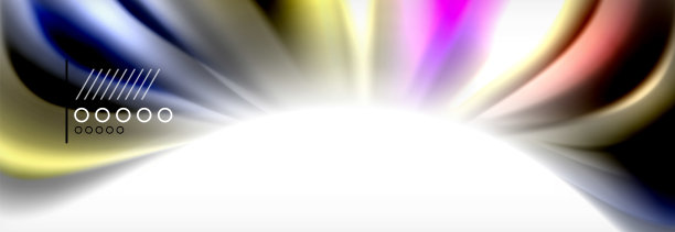 流体流体颜色抽象背景，彩色几何背景-流体形状组成图片下载