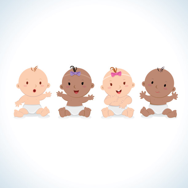 快乐宝宝矢量图片下载