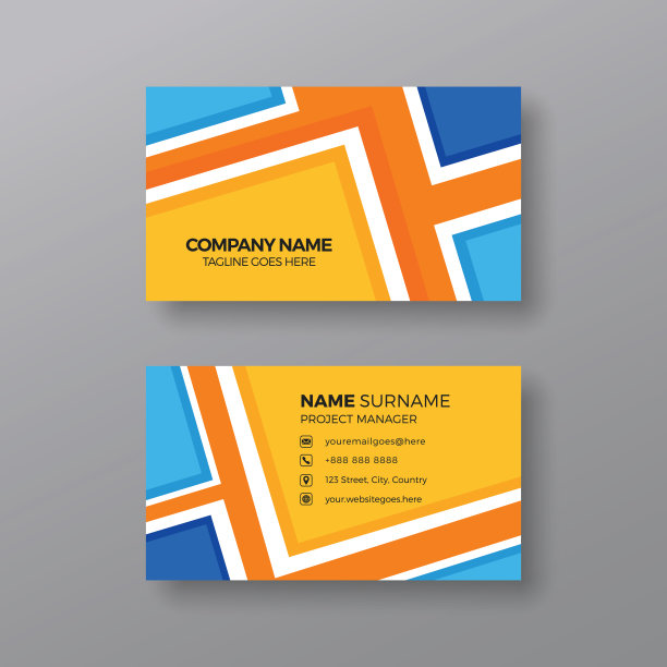 创意名片设计模板图片下载