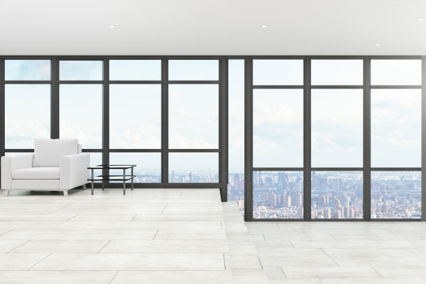 洁净办公室大堂内部图片下载