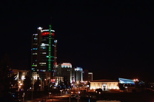 晚上的城市图片下载