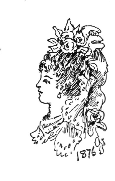 19世纪60年代和1870年代维多利亚时代的黑白插画女士时尚发型(3);19世纪的发型和风格;1892年英语了图片下载