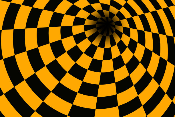 带灭点的管状棋盘图片下载