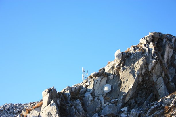 通信天线的集中。图片下载