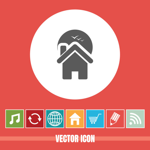 非常有用的矢量图标的家与奖金图标非常有用的移动应用程序，软件和Web图片下载