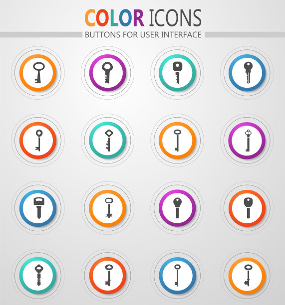 锁定和关键图标设置图片下载