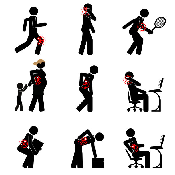 背痛和其他常见的关节问题图片下载