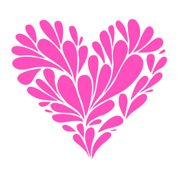 紫心的形状图片下载