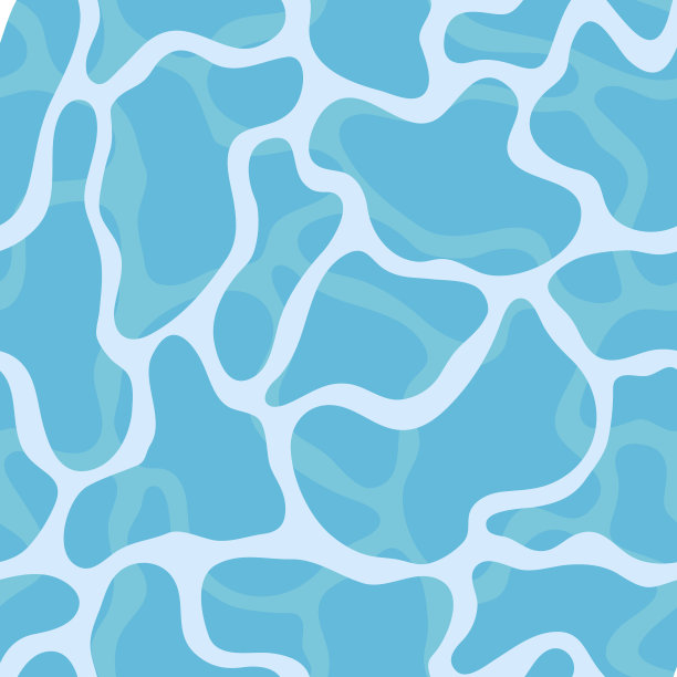 无缝水面纹理与阳光反射。矢量插图。图片下载