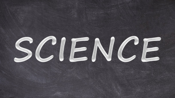 写在黑板上的科学图片下载