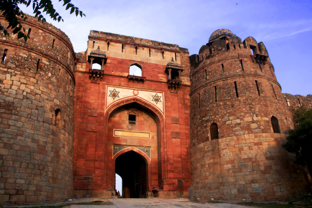 往世书大门末端的图像位于印度德里图片下载