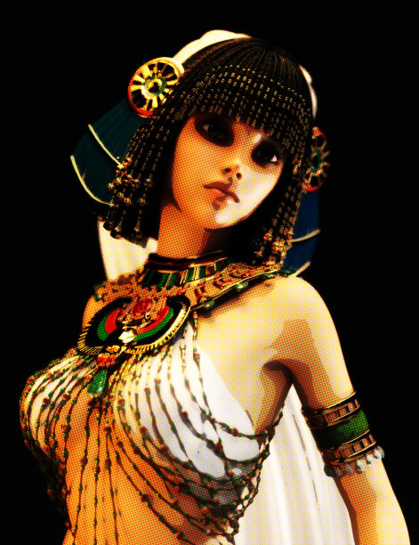 3D插图的幻想女性图片下载