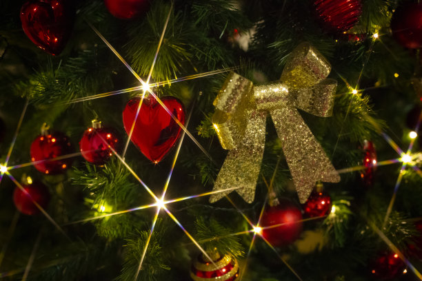 圣诞树的心图片下载