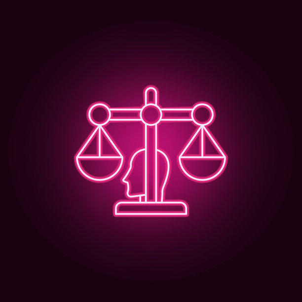 机器人顾问图标。霓虹灯风格图标中的人工元素。简单的图标为网站，网页设计，移动应用程序，信息图形图片下载