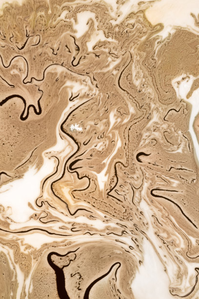 混合白色和棕色油漆图片下载